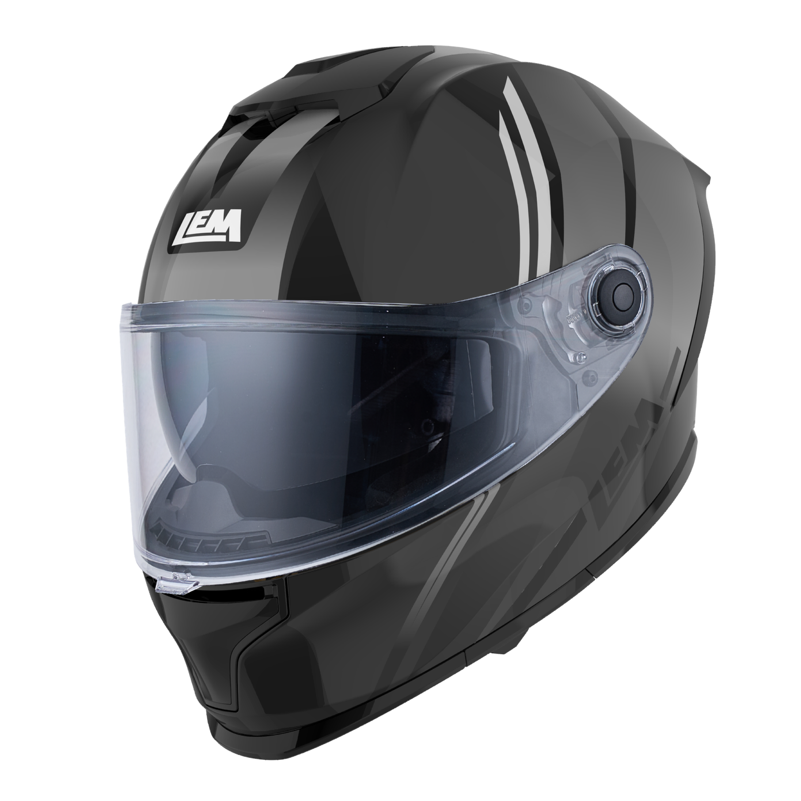 LEM Dune Lunar Black White Helmet