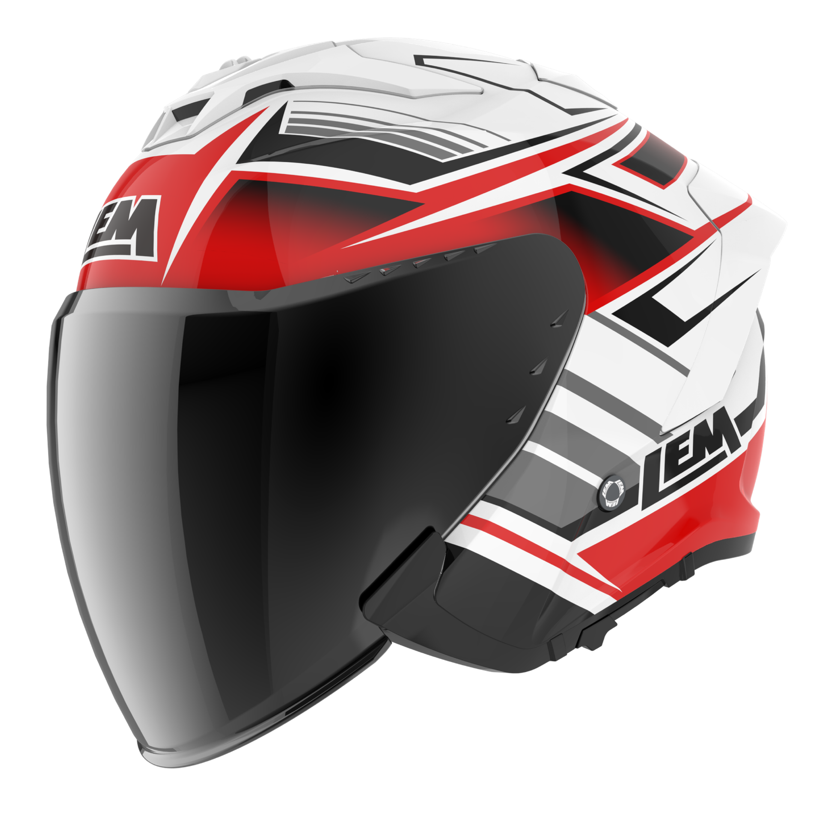 LEM Flighter Quantum Red Helmet