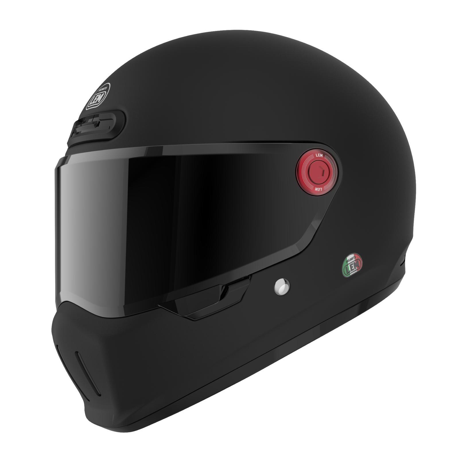 LEM Full Ride Mat Black Helmet
