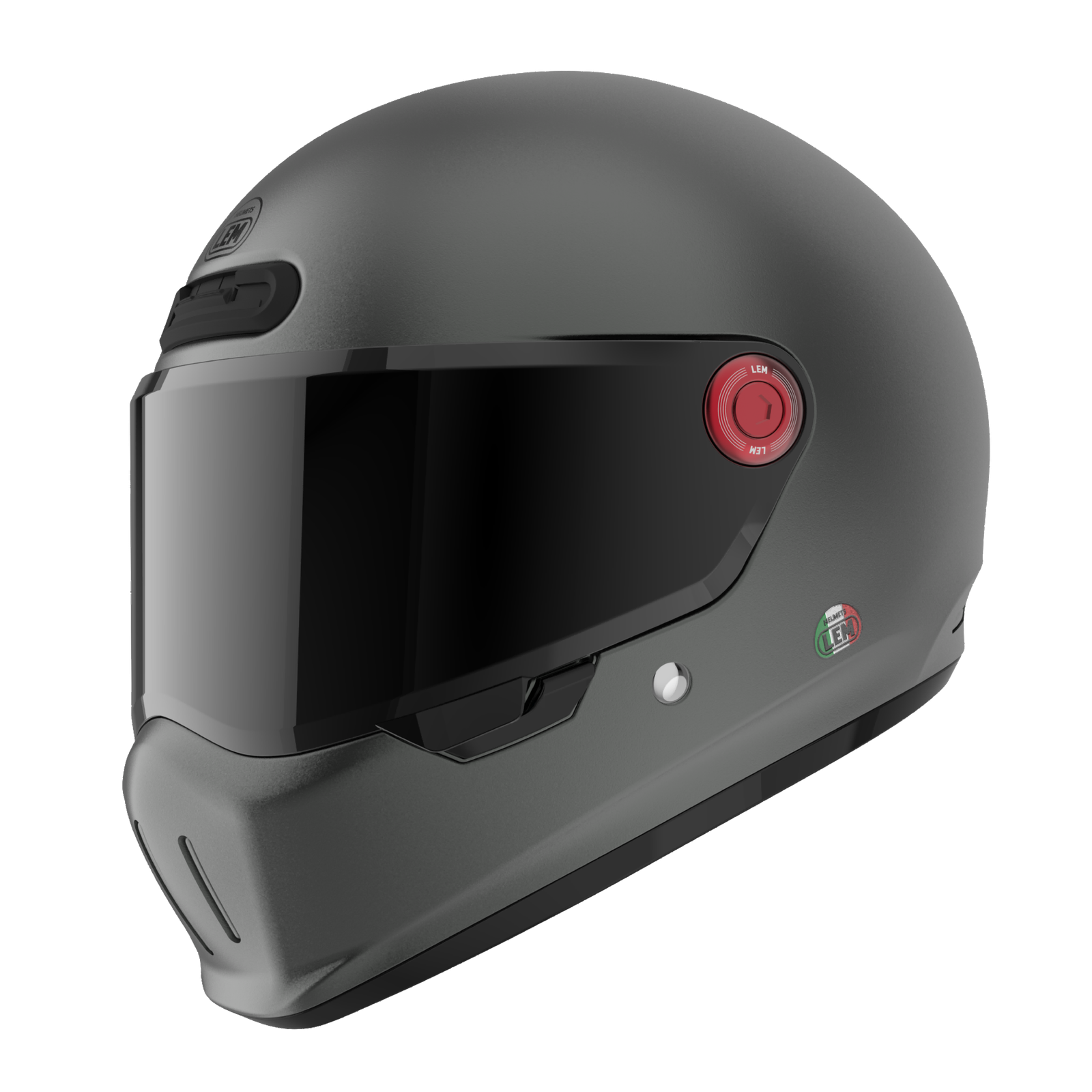 LEM Full Ride Mat Titanium Helmet