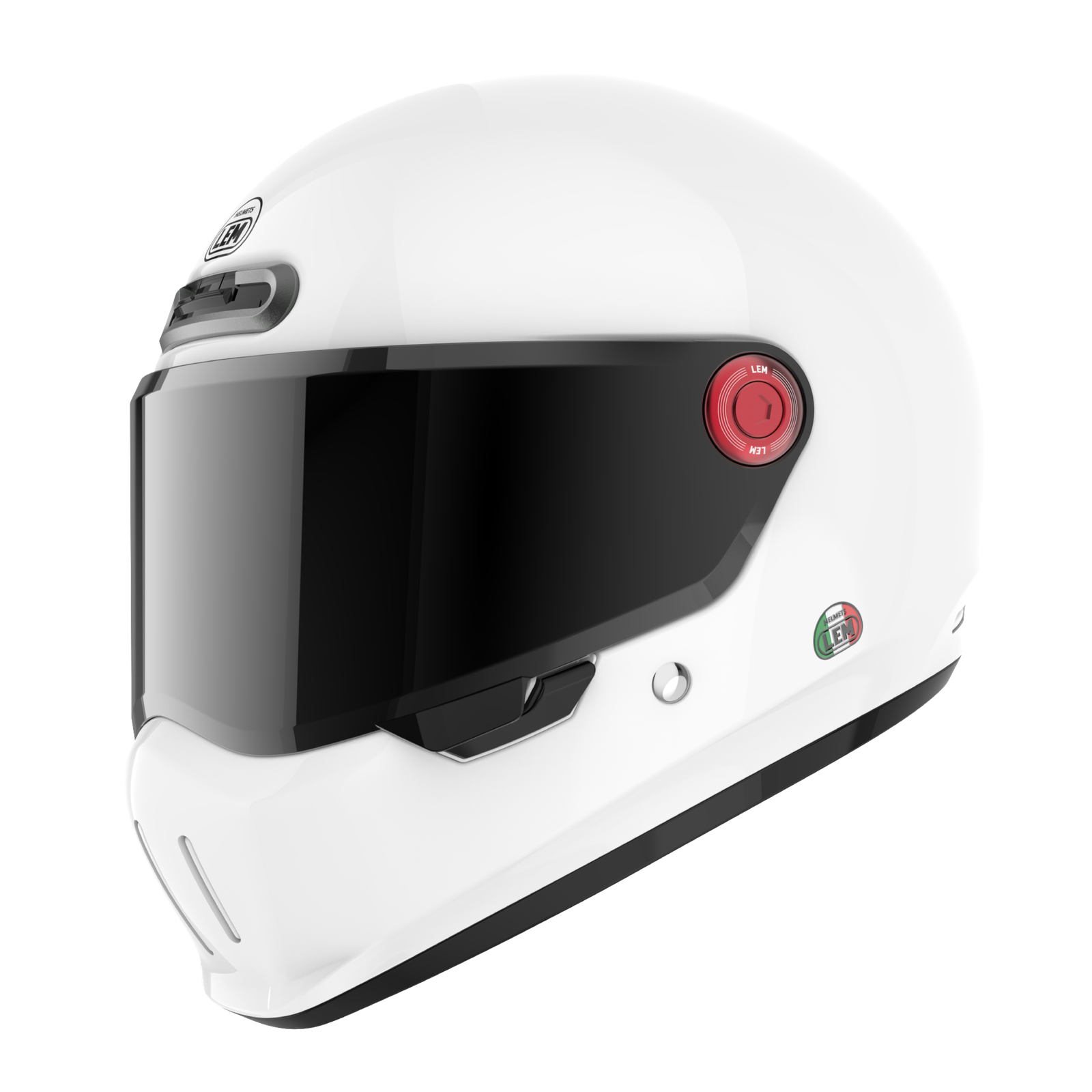 LEM Full Ride White Helmet