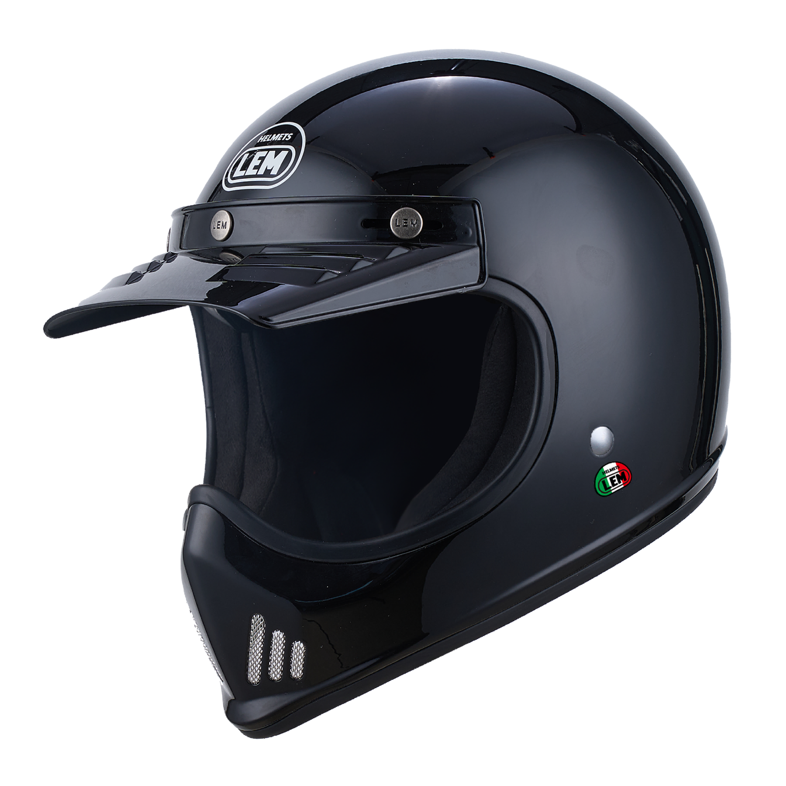 LEM Garage Black Helmet