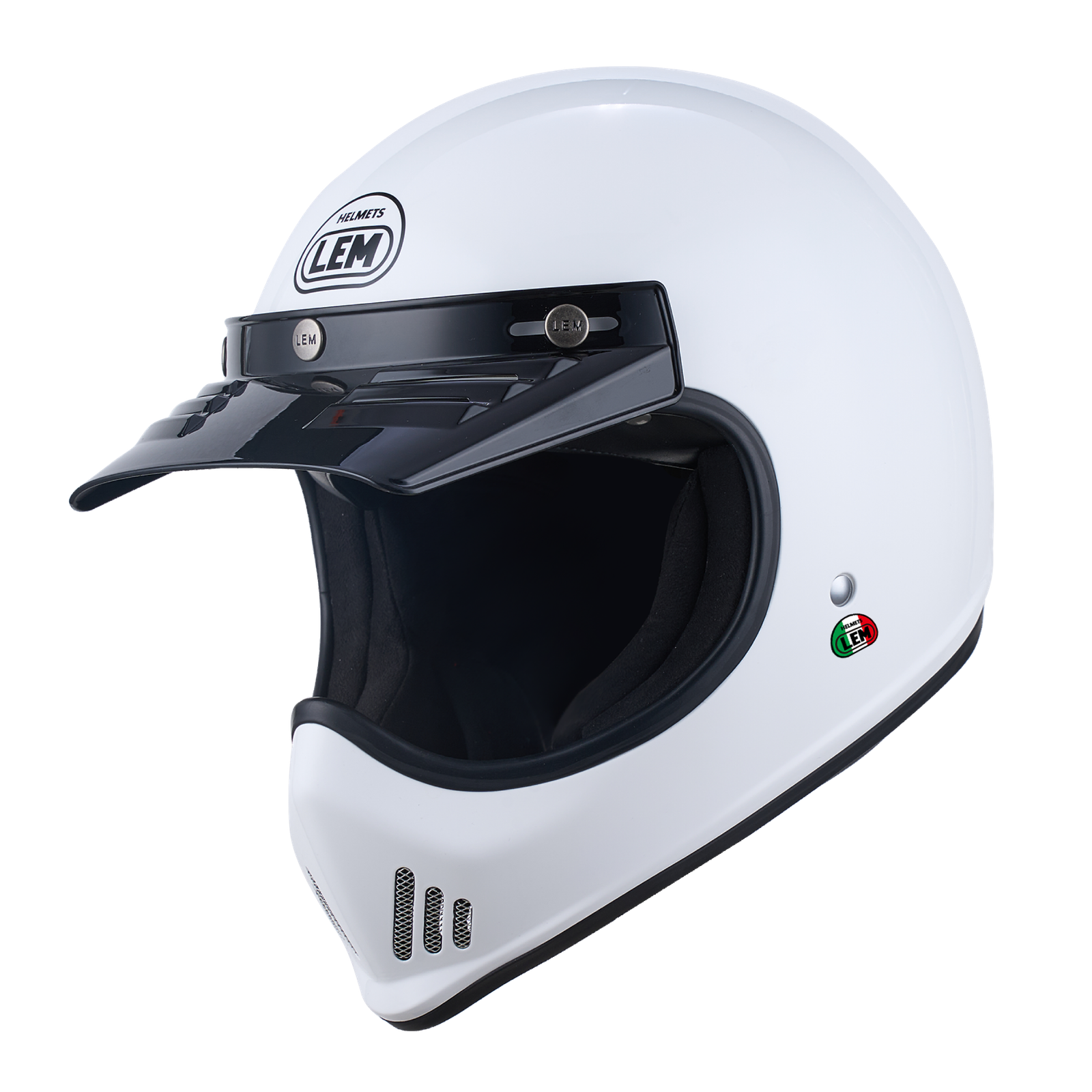 LEM Garage White Helmet
