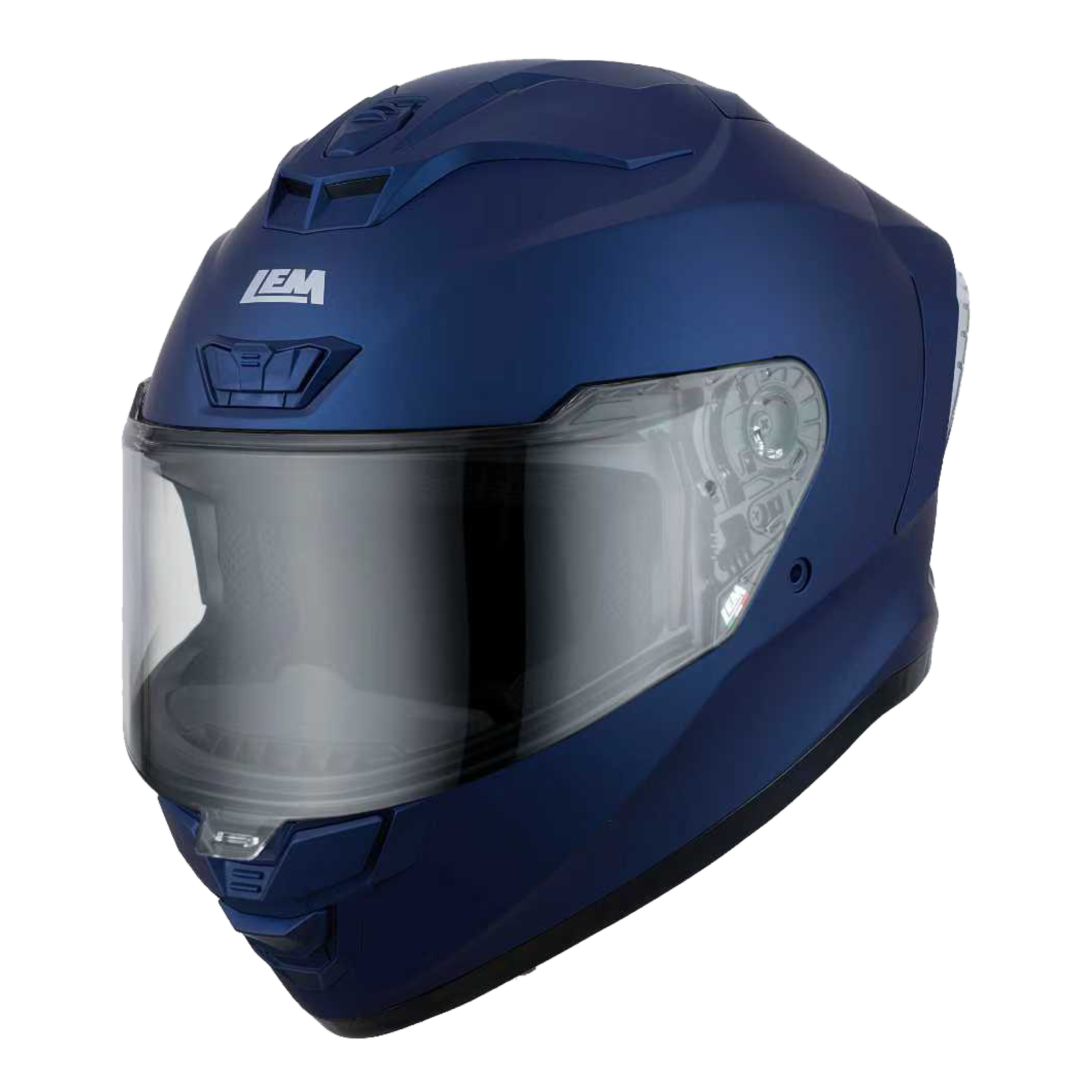 LEM Imola Blue Metallic Helmet