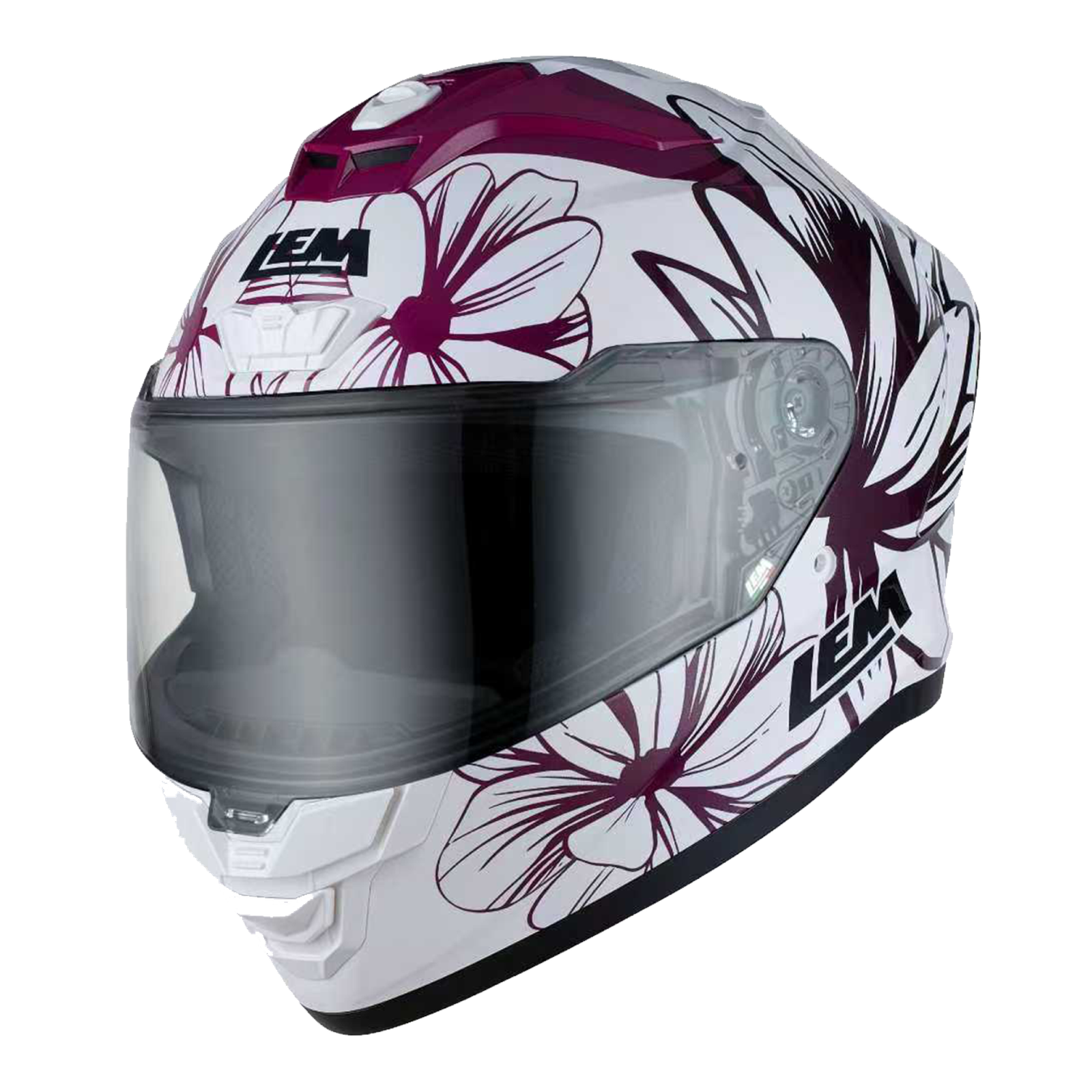 LEM Imola Primavera Purple Helmet