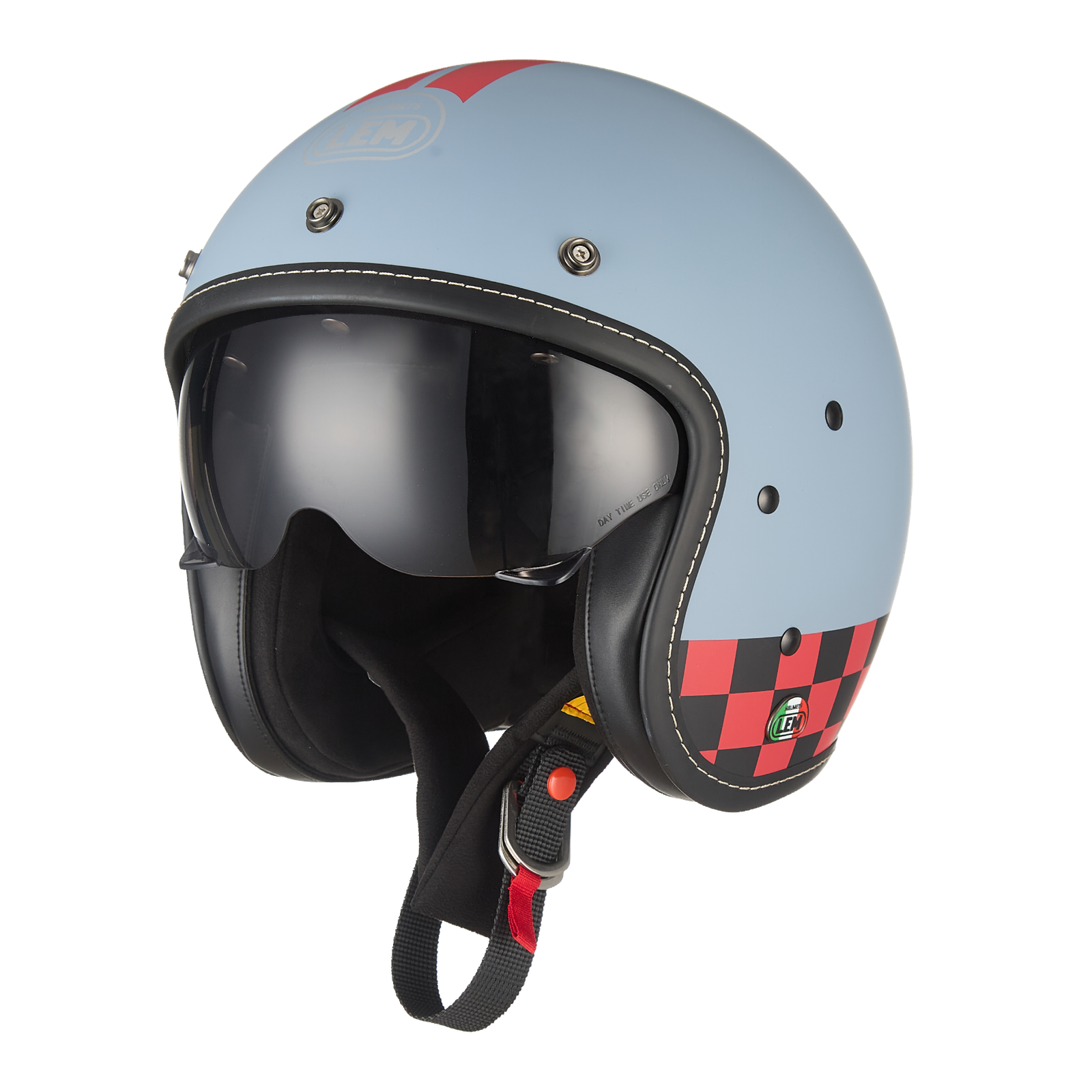 LEM Sport Classic Bonneville Blue Helmet
