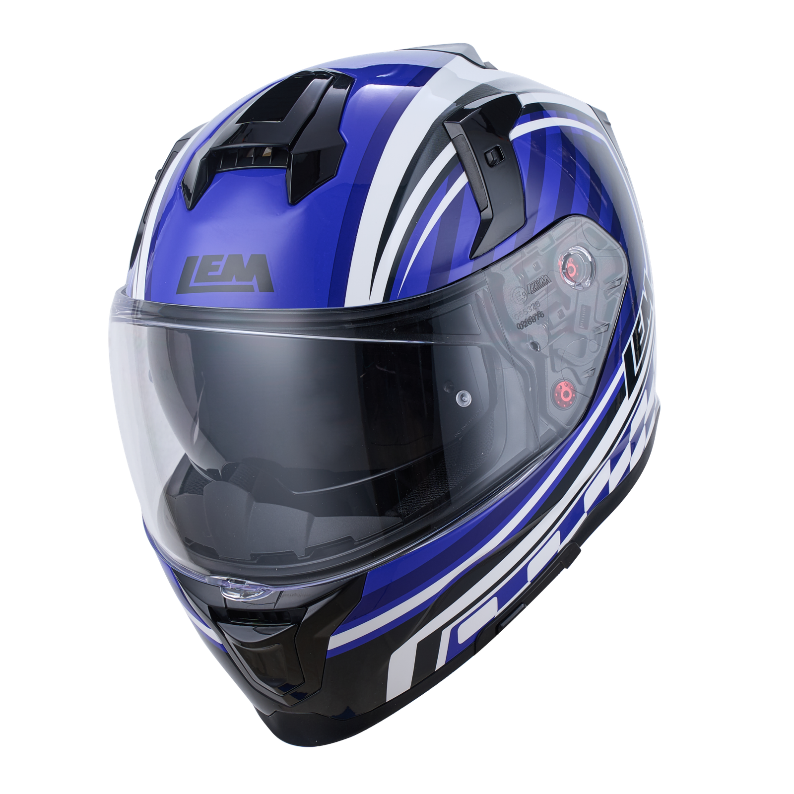 LEM VZN Race Flag Blue Helmet